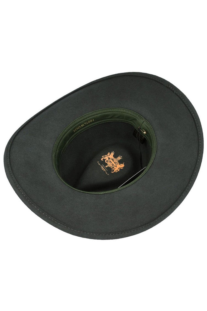 PURE WOOL FELT CRUSHABLE COWBOY HAT
