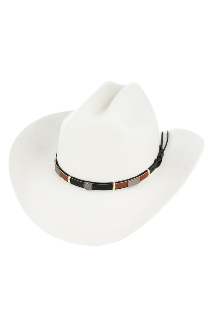 PURE WOOL STIFF COWBOY HAT