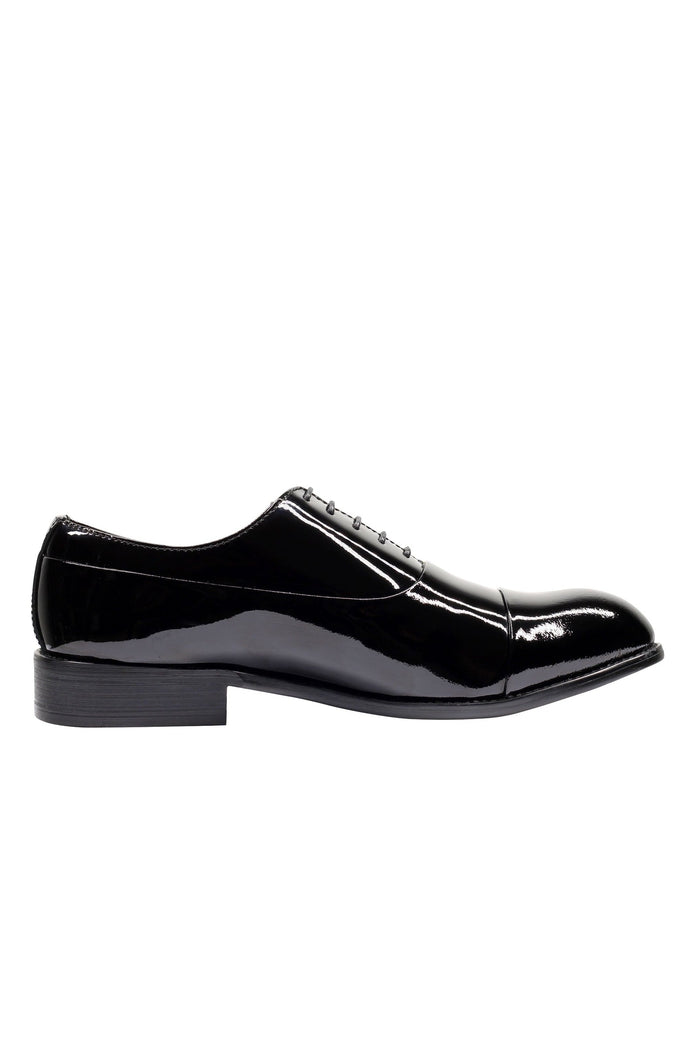 REAL LEATHER BLACK SHINY SHOES