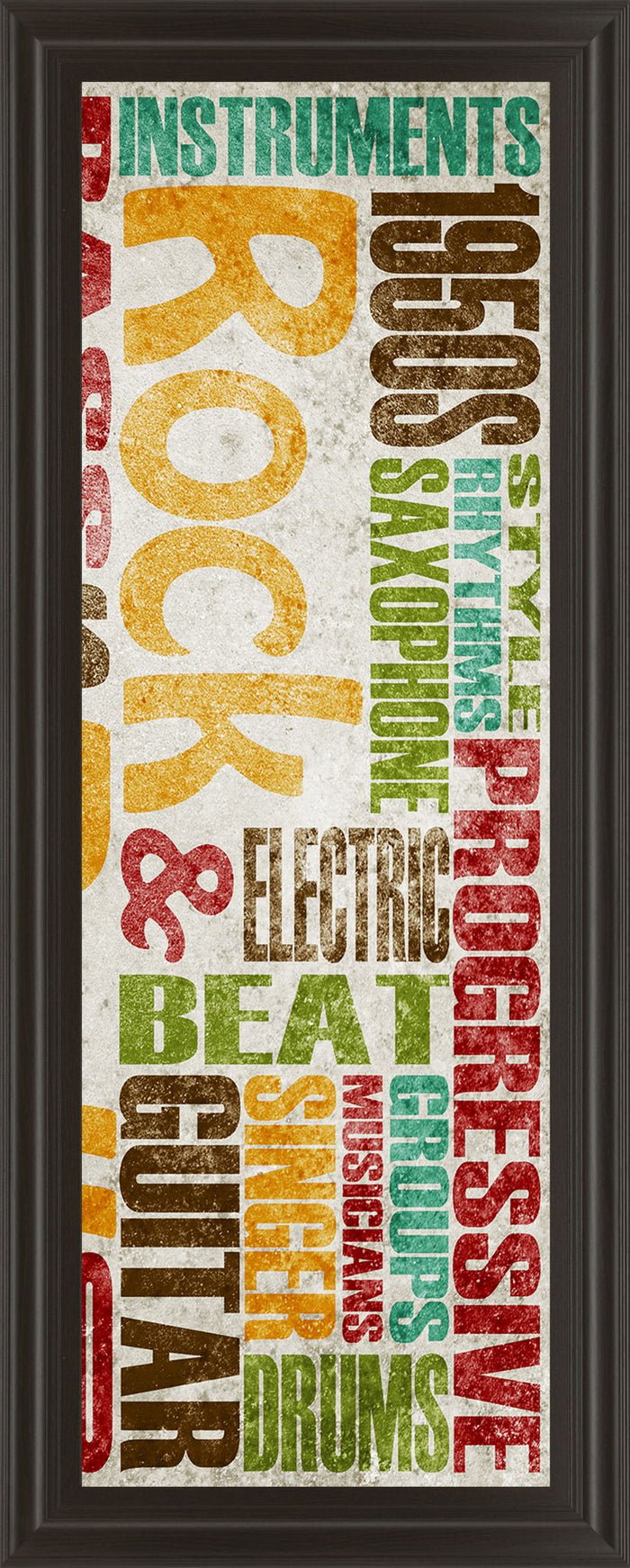 Rock & Roll By Sd Graphics Studio - Green
