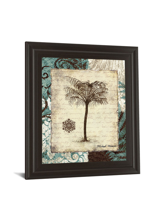 Secret Fern IV By Michael Marcon - Framed Print Wall Art - Beige