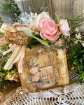 Set Free by Grace Birdcage Block Shelf Sitter #3