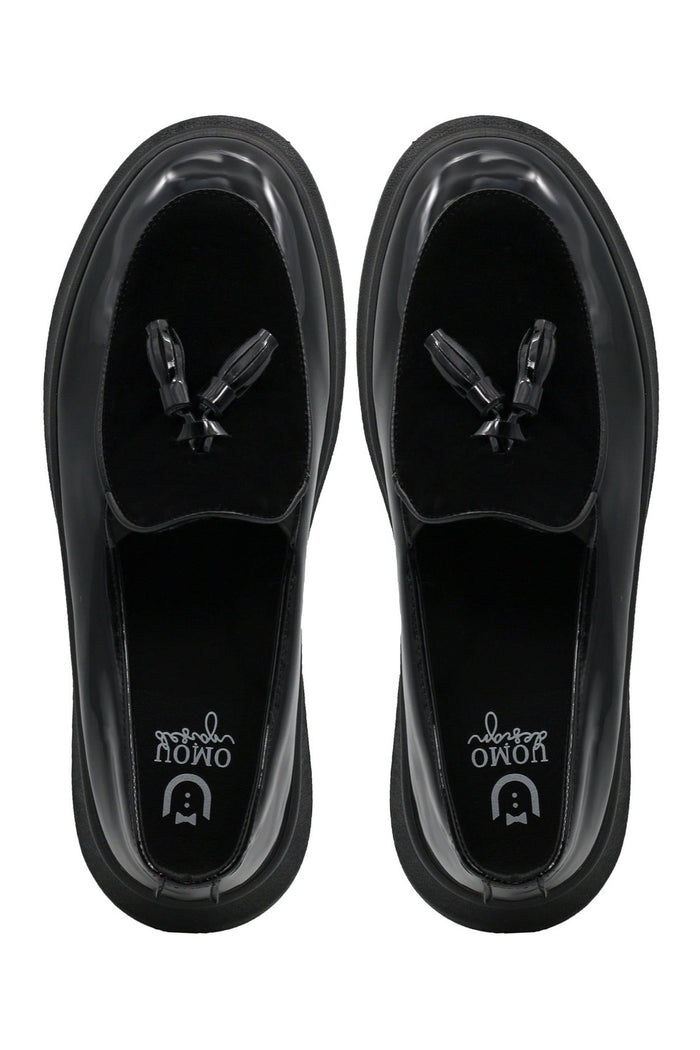 SHINY TASSEL LOAFERS