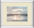 Silver Sands By Assaf Frank - Mirror Framed Print Wall Art - Beige