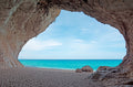Small - Window View - Light Blue
