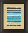 Strata I By Tava Studios - Framed Print Wall Art - Blue