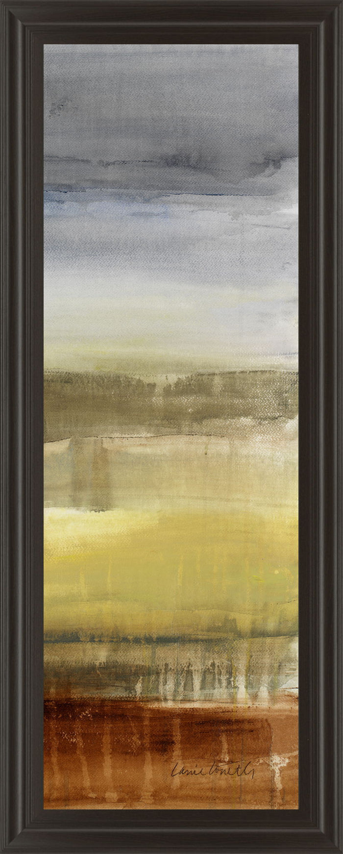 Summer Rain I By Lanie Loreth - Framed Print Wall Art - Gray