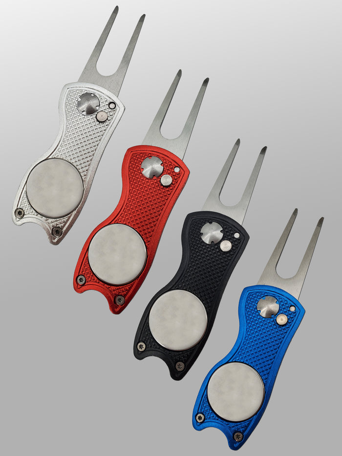 SWITCHBLADE DIVOT TOOL AND BALL MARKER