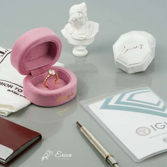 The Capri - Oval Shared Prong Lab Grown Diamond Ring