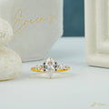 The Cascade - Marquise with Marquise Sides Lab Grown Diamond Ring