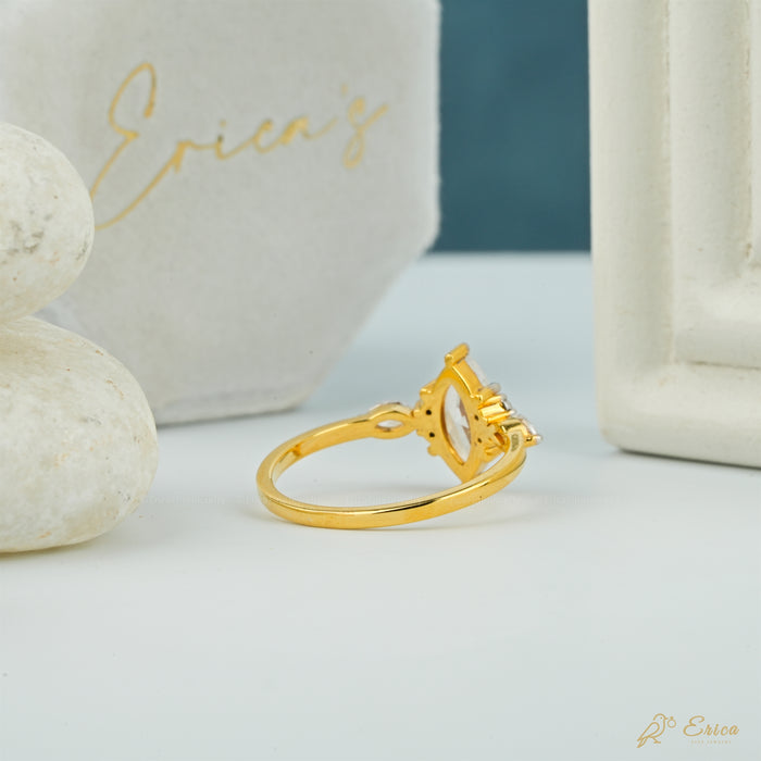 The Cascade - Marquise with Marquise Sides Lab Grown Diamond Ring