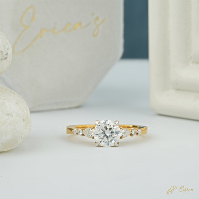 The Celeste - Round Lab Grown Diamond Cluster Ring