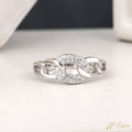 The Chain - Pavé Lab Grown Diamond Cuban Link Ring