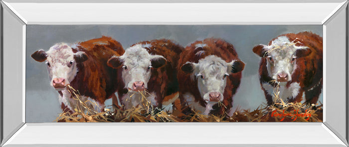 The Diner's Club By Carolyne Hawley -18 x 42 Wall Art - Dark Brown