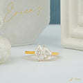 The Embrace - Marquise & Pear Lab Grown Diamond Toi et Moi Ring