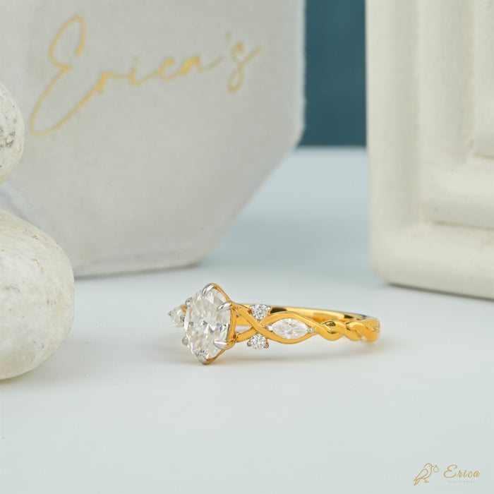 The Enchanted - Oval Vine Lab Grown Diamond Ring