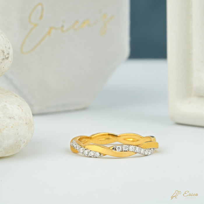 The Eternal - Twisted Braid Lab Grown Diamond Band