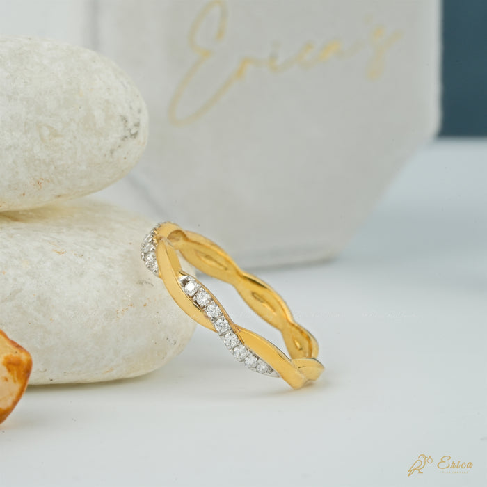 The Eternal - Twisted Braid Lab Grown Diamond Band