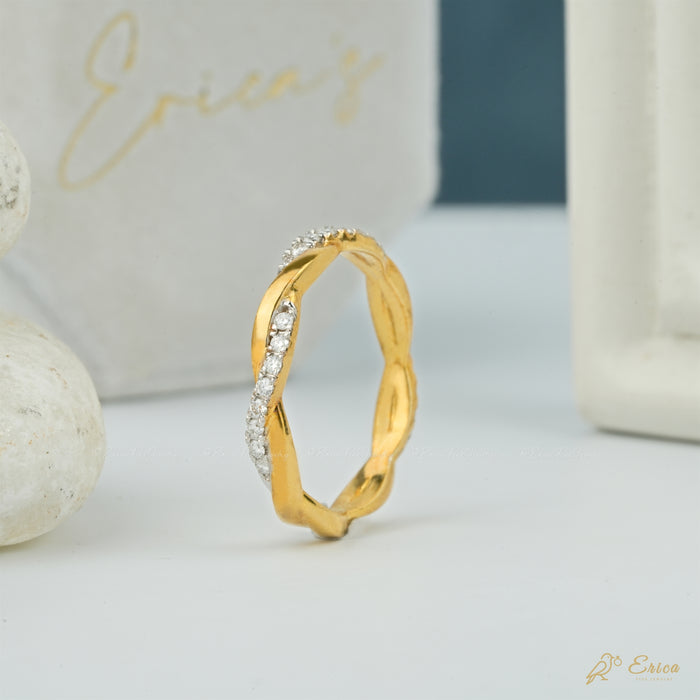 The Eternal - Twisted Braid Lab Grown Diamond Band