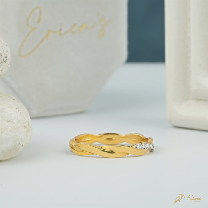 The Eternal - Twisted Braid Lab Grown Diamond Band