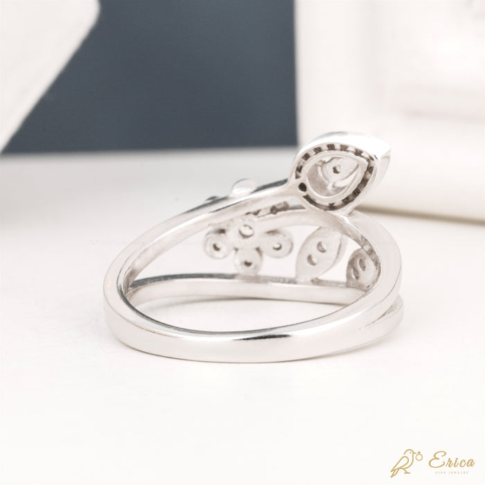 The Garden - Flower & Leaf Lab Grown Diamond Botanical Ring