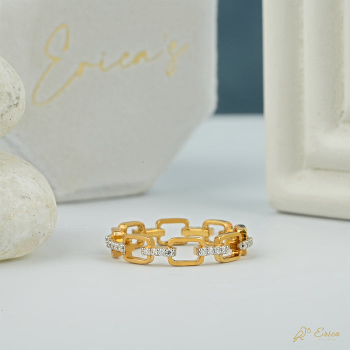 The Link - Chain Pavé Lab Grown Diamond Eternity Band