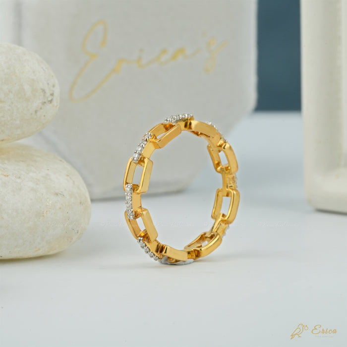 The Link - Chain Pavé Lab Grown Diamond Eternity Band