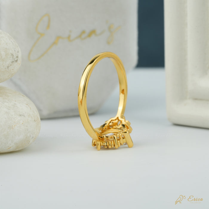 The Stellar - Marquise Starburst Lab Grown Diamond Cluster Ring