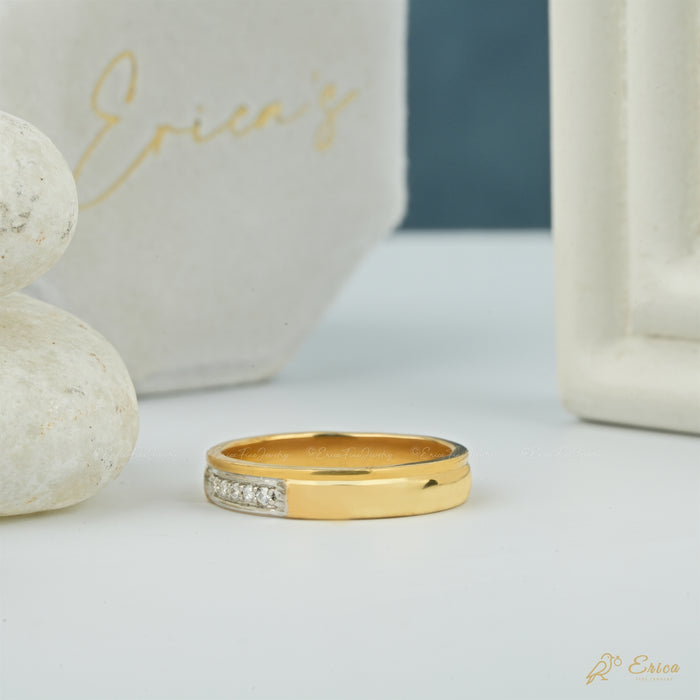 The Unity - Channel-Set Accent Lab Grown Diamond Band