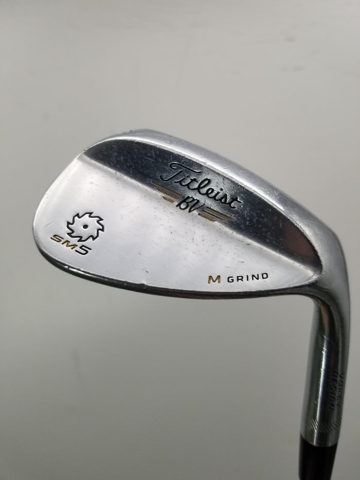 TITLEIST VOKEY SM5 CHROME WEDGE 58/08M REGULAR KUROKAGE SILVER 65G 35" FAIR