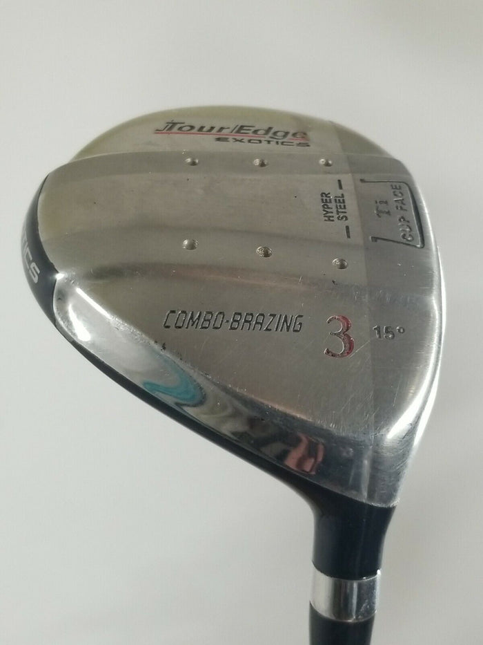 TOUR EDGE EXOTICS 3 WOOD 15* REG FUJIKURA HIGH LAUNCH SYSTEM FAIR