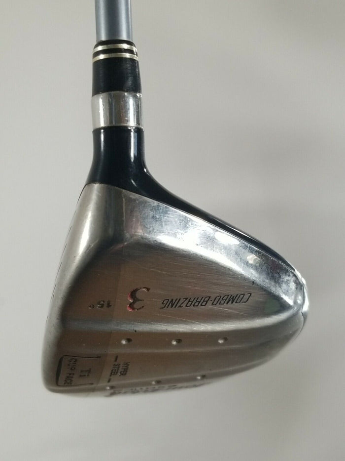 TOUR EDGE EXOTICS 3 WOOD 15* REG FUJIKURA HIGH LAUNCH SYSTEM FAIR