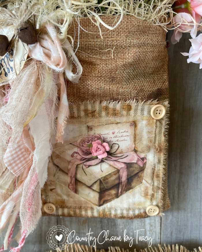 Tulips in Bloom Rustic Farmhouse Wall Hanging