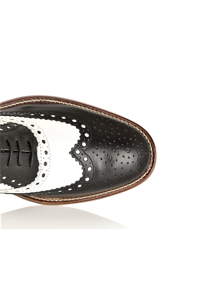 TWO TONE OXFORD BROGUES – BLACK & WHITE