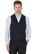 TYLER HERRINGBONE TWEED WAISTCOAT