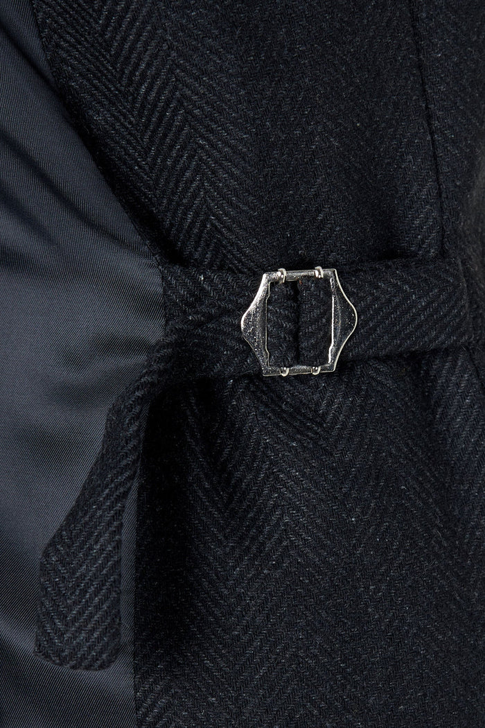 TYLER HERRINGBONE TWEED WAISTCOAT