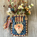 Uncle Sam 1776 Denim Pocket Decor Hanger -