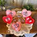Valentine Bowl Filler Set – Hearts & Gingerbread (Set of 7)