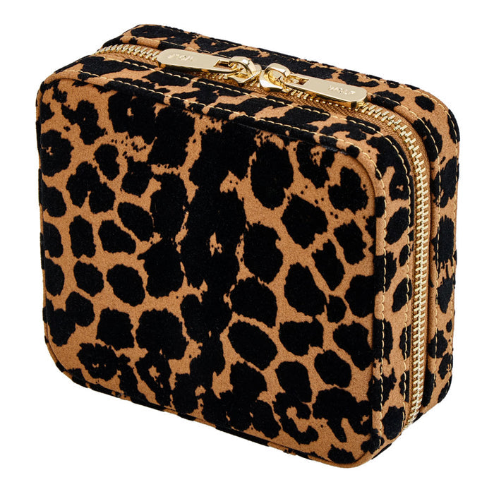 Savanna Leopard Print Jewellery Zip Case
