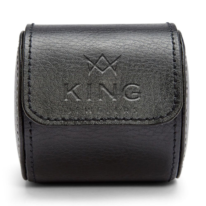 WOLF x King Jewelers British Racing Single Watch Roll in Black