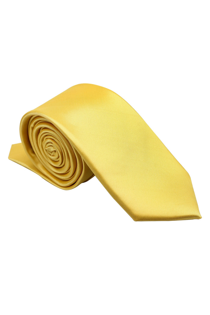 XPOSED - YELLOW PREMIUM SATIN NECK TIE