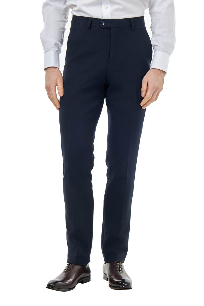 ZAK – NAVY BLUE DOUBLE BREASTED TAILORED 2 PIECE SUIT