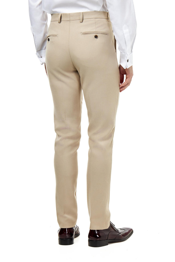 ZAK – STONE TAILORED 3 PIECE WEDDING SUIT